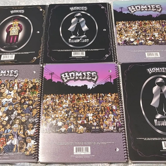 New 6pcs Homie notebooks - Picture 2 of 11